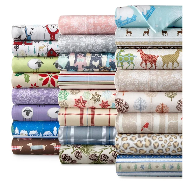 Micro Flannel Chocolate Full Sheet Set