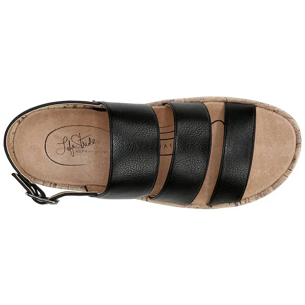 LifeStride Wynonna Wedge Sandal - Women's - Black