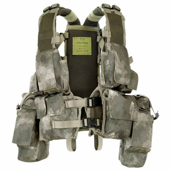 MFH Tactical Vest Military Combat Airsoft Mesh Lining HDT-Camo