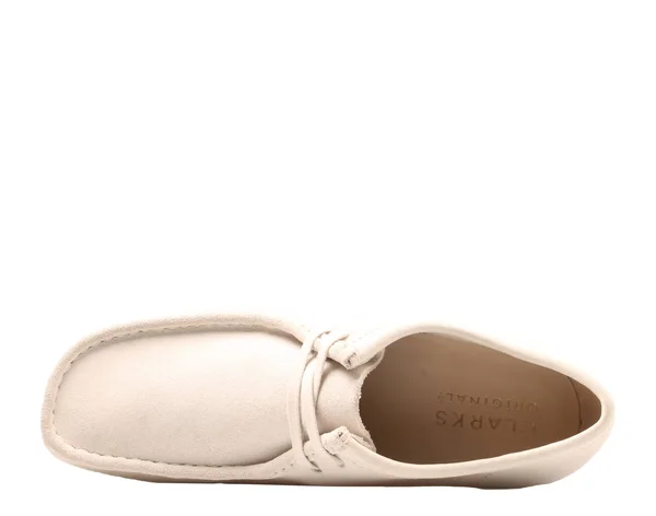 Clarks Men's Wallabee White Chalky Suede - 8