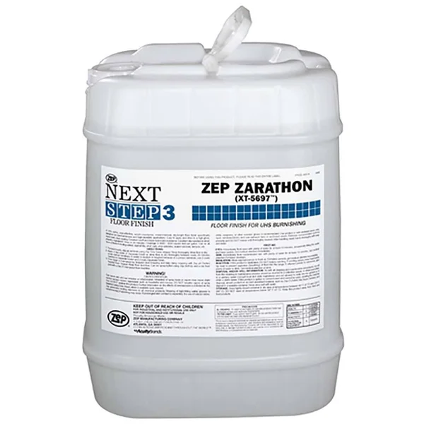 Zep Zarathon Wet Look Floor Polish, 5 Gallon Pail