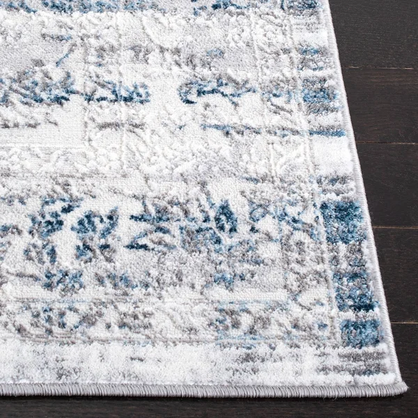 Safavieh Amelia Rug Collection ALA217F - Grey, Blue - 9' x 12'