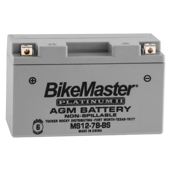 Bikemaster Ms12-7b-bs AGM Platinum II Battery