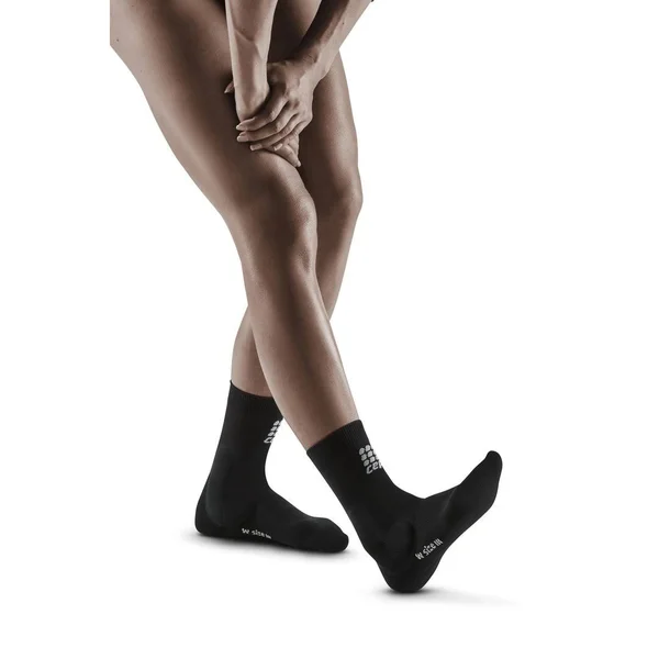 CEP Women's Ankle Support Short Socks Black/Grey III