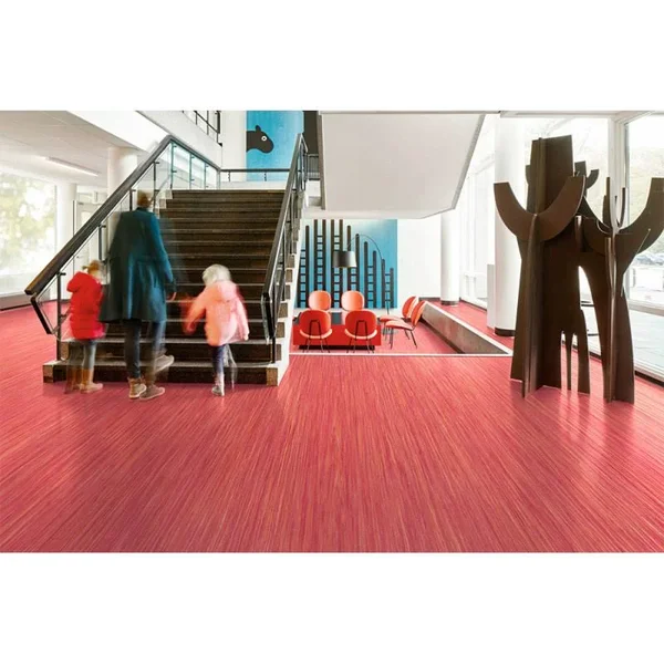 Forbo, Marmoleum, Striato, Red Roses - 5242, Sample, Small