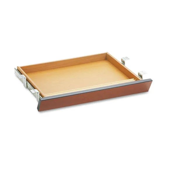 HON Laminate Angled Center Drawer - 22W x 15 3/8d x 2 1/2h, Cognac
