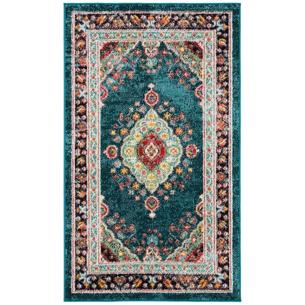 Safavieh Madison 200 Rug Collection MAD252F - Grey - Fuchsia - 9& x 12&
