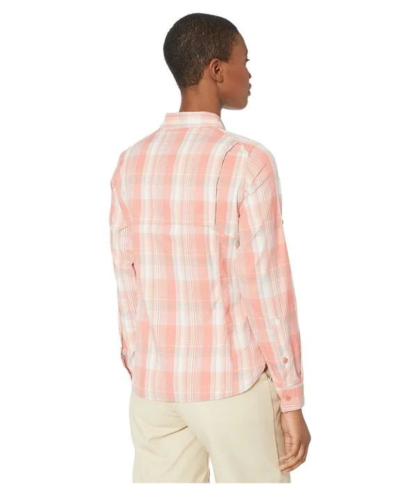 Columbia Women S Silver Ridge Lite Plaid Long Sleeve Shirt 1710561 - XL - New Moon Gingham Plaid