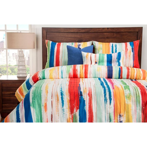 Siscovers Sketchy Stripe 6-Piece Duvet Set - California King