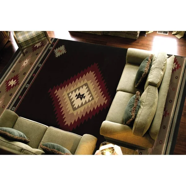 Copper Grove Allegheny Southwestern Area Rug - 7&8x22 x 10&10x22