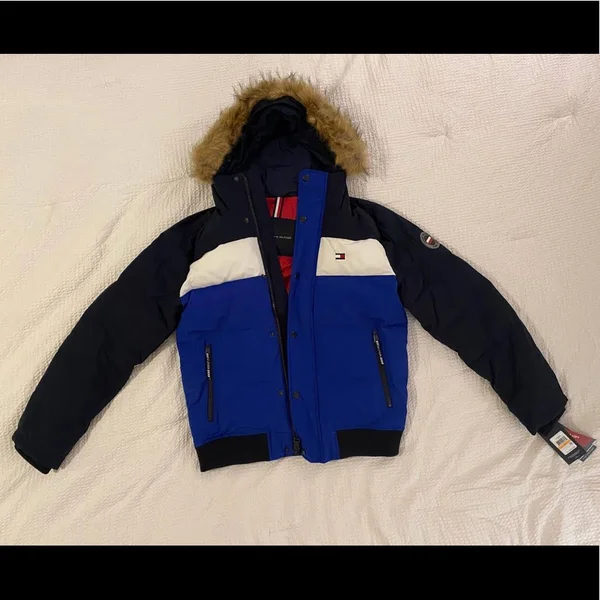 Tommy Hilfiger Jackets & Coats - Tommy Hilfiger Ultra Loft Jacket, Color: Black/Blue, Size: S, Erinpolka&s Closet