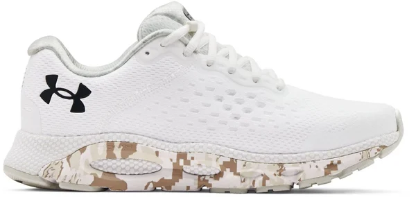 Under Armour Mens HOVR Infinite 3 Camo Running Shoes White/Black 9.5