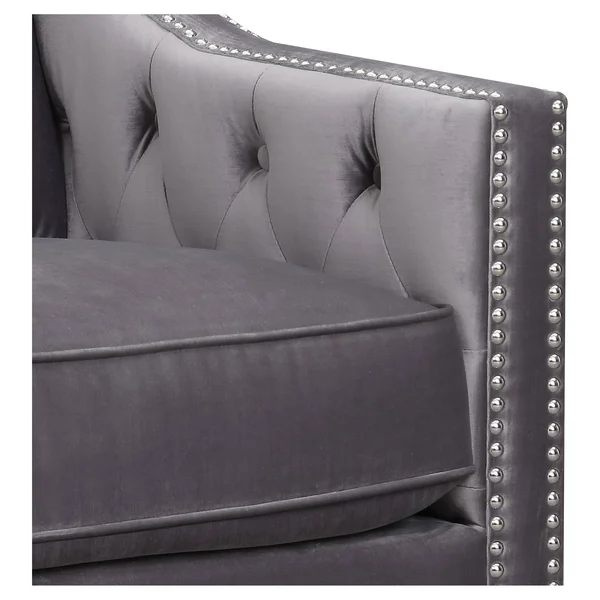 Picket House Furnishings Teagan Accent Chair Gun Metal