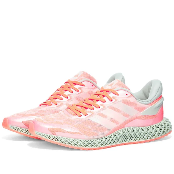 Adidas 4D Run 1.0 Footwear White Signal Coral - Size 8.5 Men