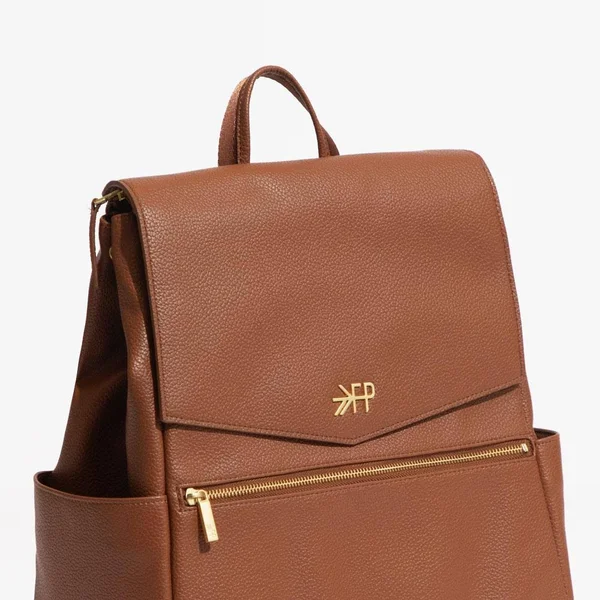 Freshly Picked Classic Diaper Bag - Cognac