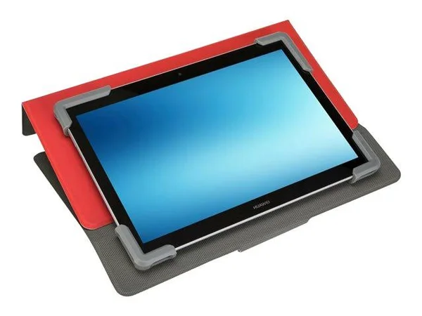 Targus Safe Fit Universal 360° Rotating - Flip cover for tablet - polyurethane - red - 9x22 - 10.5x22