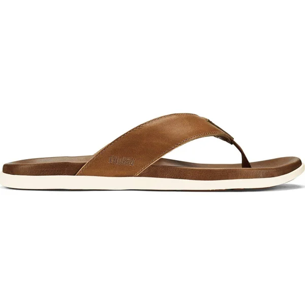Olukai Men's Nalukai Sandal - 8 - Lava Rock/Lava Rock
