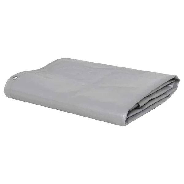 vidaXL Tarpaulin 650 g/m² 13.1&x13.1& Gray
