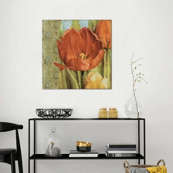 Lisa Audit Canvas Art Picture - Tulip Paisley