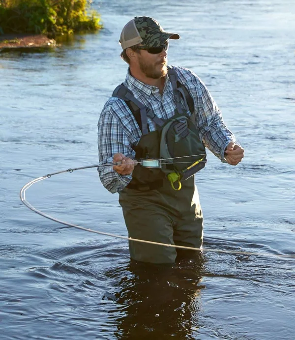 Rapid River Micro Chest Backpack Green, L.L.Bean