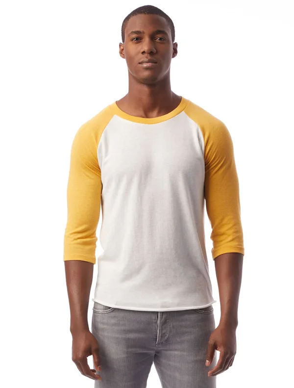 Alternative - Men's Baseball Eco-Jersey T-Shirt-ECO True gold-3XL