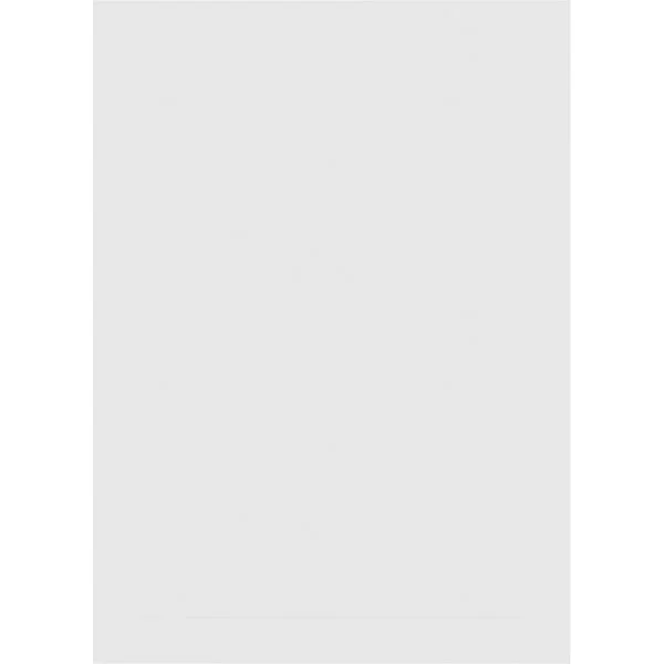 Ekena Millwork GVPVE16X2602SN 16x22W x 26x22H Vertical Surface Mount PVC Gable Vent: Non-Functional - w/ 2x22W x 1-1/2x22H Brickm