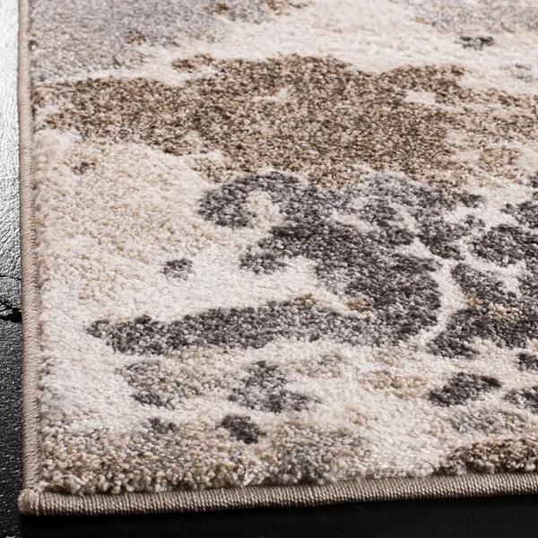 Safavieh Spirit Taupe/Ivory 4 ft. x 6 ft. Floral Area Rug