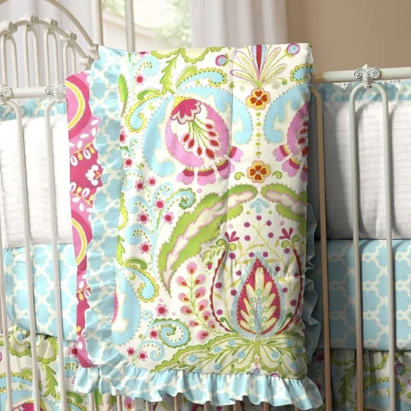 Carousel Designs Kumari Garden Crib Comforter