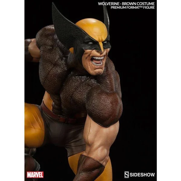 Wolverine - Brown Costume Marvel Premium Format Figure