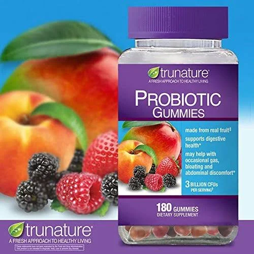 Trunature 180 Digestive Probiotic Fruit Gummies