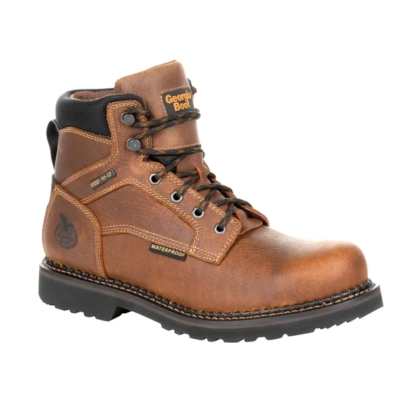 Georgia Men's Giant Revamp Waterproof Work Boot - GB00316, Brown