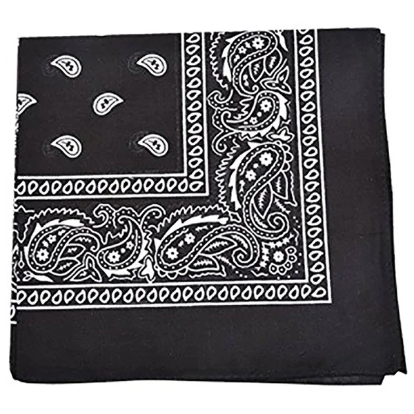 Pack of 36 Uni Style Apparel 100% Cotton 22 x 22 inch Paisley Printed Bandana