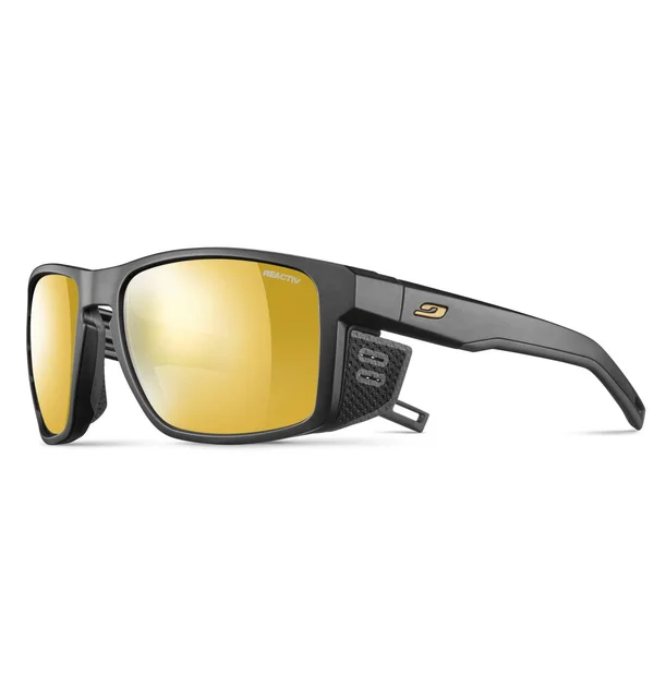 Julbo Shield Sunglasses (Black, Black - Zebra)