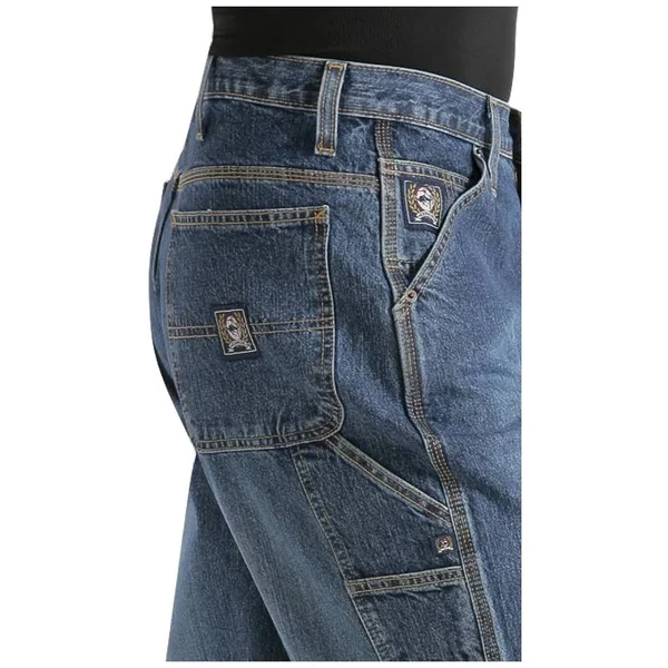Mens Cinch Blue Label Carpenter Medium Stonewashed Jeans - MB90434002