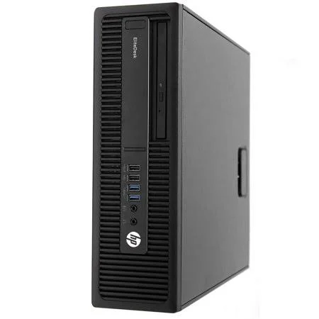 HP Desktop Computer 800g1 Intel Core I5 - 8gb Ram, 500gb Hdd, Windows 10 Home, HDMI Adapter, Black