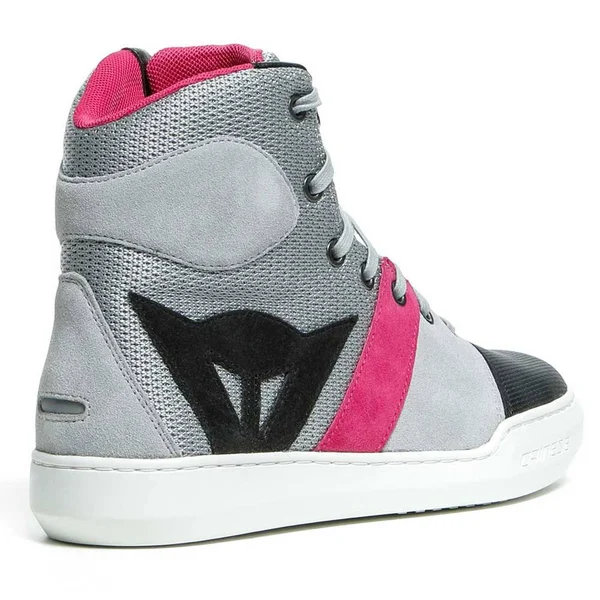 Dainese York Air Lady Shoes Light-Gray/Coral 41