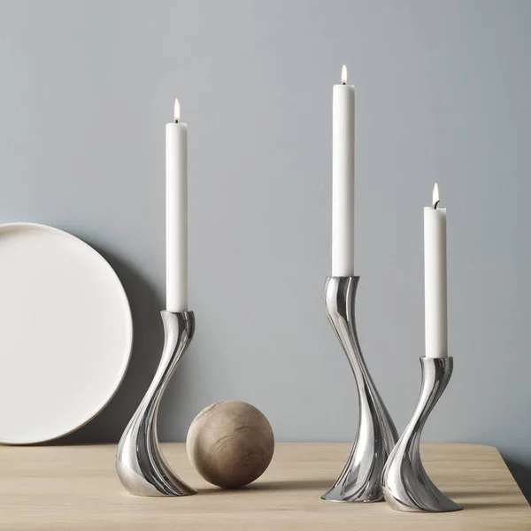 Georg Jensen - Cobra Candleholder - 3 Piece Set