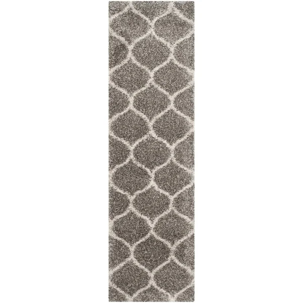 Safavieh Hudson Shag SGH280L Slate Blue/Ivory 6& x 9& Area Rug