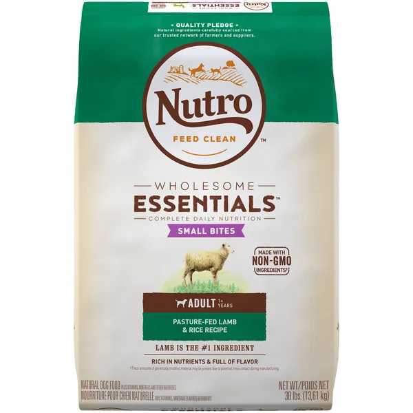 Nutro Natural Choice Dog Food - Lamb & Brown Rice Recipe, Small Bites, Adult Dog - 30 lb