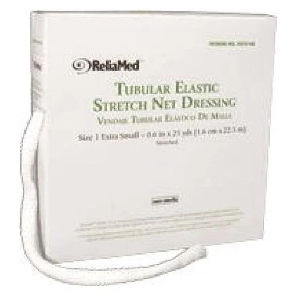 ReliaMed Tubular Elastic Stretch Net Dressing - Large 30 36 x 25 yds. Chest, BACK, Perineum and Axilla Part NO. 710NB Qty 1
