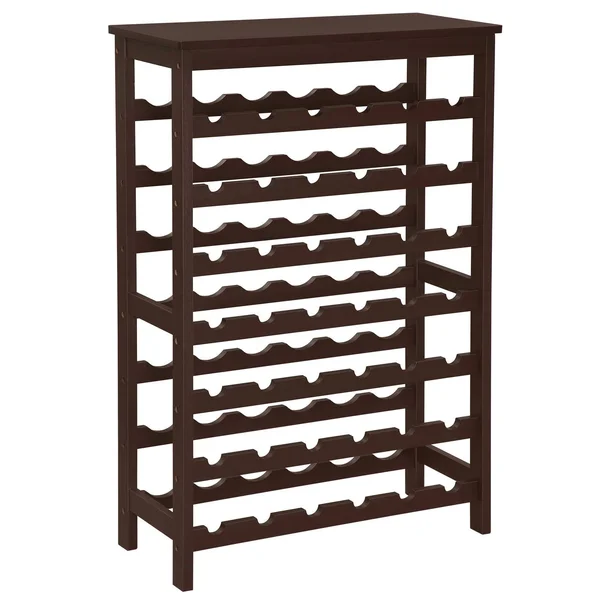 42-Bottle Wine Rack Free Standing FLOOR - 7-Tier Display Wine Storage