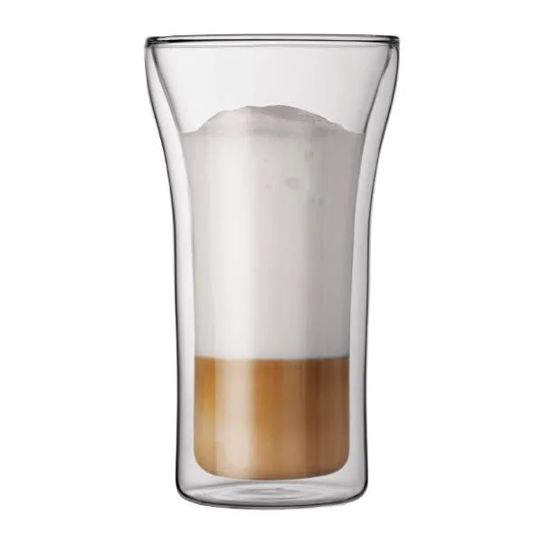Bodum Assam 13.5-Ounce Double-Wall Glass, Set of 2