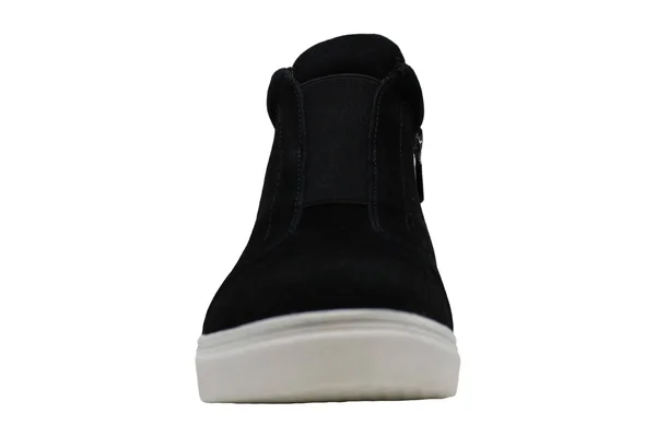 Aqua College Womens Glady Suede Low Top Zipper Fashion Sneakers - Black