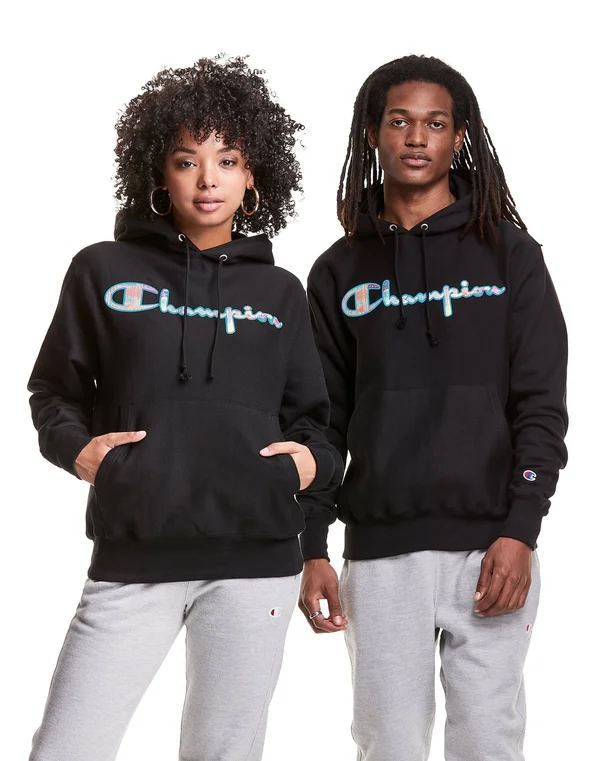 Champion Exclusive REVERSE Weave Hoodie - Black - Hoodies