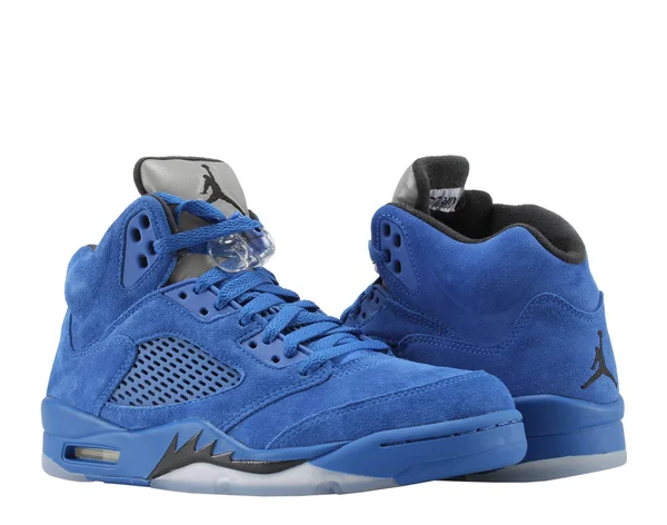 Air Jordan 5 Retro &Blue Suede& - 136027-401 - Size 15