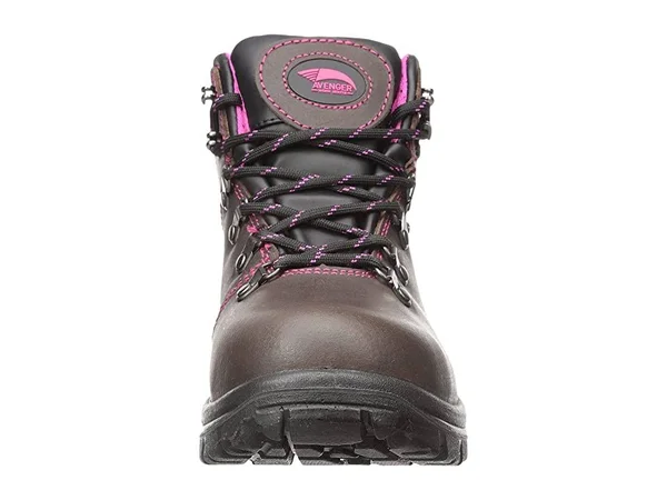 Avenger 7125 Steel Toe Waterproof Boots, Women's Brown