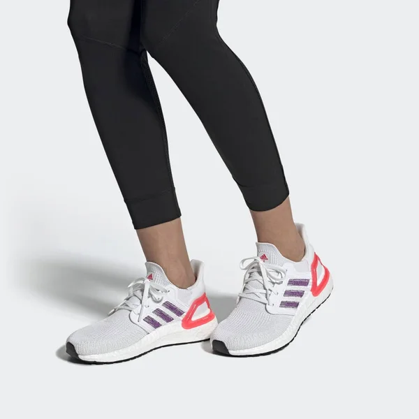 Adidas Women's Ultraboost 20 Running Shoes EG0726 - 5.0 - White