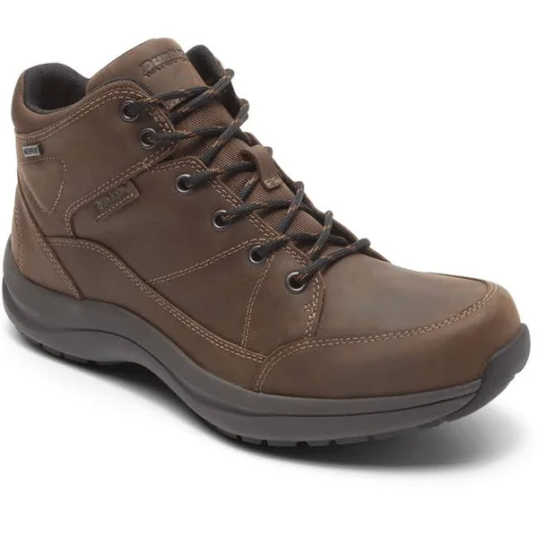 Men's Dunham Simon-DUN Waterproof Ankle Boot - Size: 12, Brown