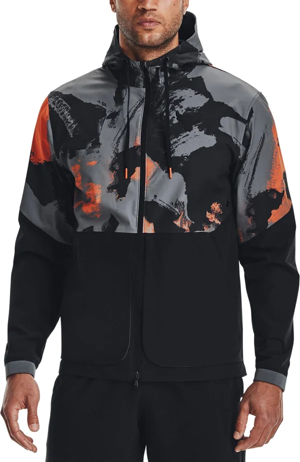 Under Armour Men's Project Rock Legacy Windbreaker Jacket - Black, SM