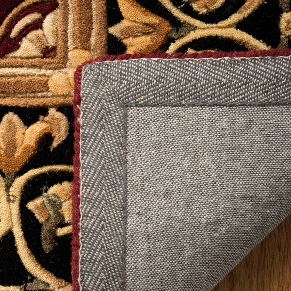 Safavieh Naples Na521B 2&6x22 x 4&6x22 Burgundy, Black Area Rug